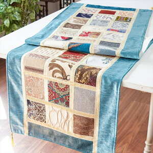 �e�[�u�������i�[�@���U�C�N�p�b�`���[�N 200x50cm�T�C�Y �V���j�[���f��