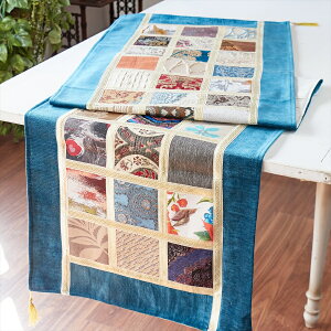�e�[�u�������i�[�@���U�C�N�p�b�`���[�N 200x50cm�T�C�Y �V���j�[���f��