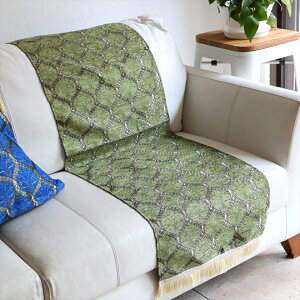 �e�[�u�������i�[ �x�b�h�X���[ 135×44cm �N���X�g �s�X�^�`�I�O���[�� Table runner, Bed through, Turkish textile, �g���R���t�@�u���b�N