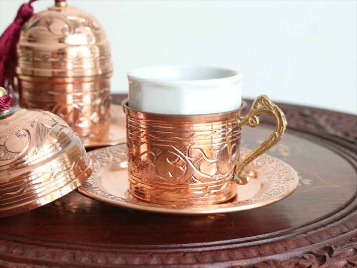 楽天市場】【15%OFFクーポン対象品】トルココーヒーカップ＆ソーサー 