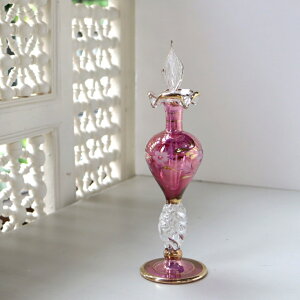 �G�W�v�g�K���X�����r 18cm�@Egyptian Perfume Bottle�@�p�[�v���@�N���X�^���X�e��
