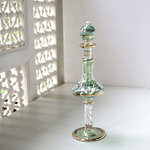 y10%OFFN[|ΏەizGWvgKXr@Egyptian Perfume Bottle@O[@18cm NX^Xe