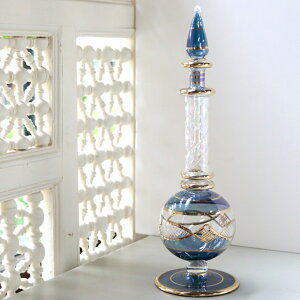 y10%OFFN[|ΏەizGWvgKXr@Egyptian Perfume Bottle@u[ 28cm S[h̐؎q׍H