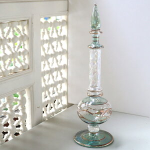 y10%OFFN[|ΏەizGWvgKXr@Egyptian Perfume Bottle@O[ 28cm S[h̐؎q׍H