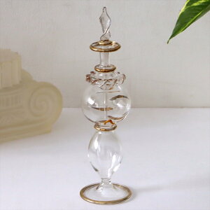 GWvg@KXr 16.5cm Egyptian Purfume Bottle@@NA@S[h̐؎q׍H@16.5cm