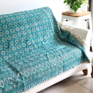 y15%OFFN[|ΏەizyVX Cߕz 196x132cm AeB[NfUC u[O[ e[uNX \t@Jo[