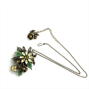 �y10%OFF�N�[�|���ΏہzVintage Beads Beads Pendant Romancing the Stone���B���e�[�W�r�[�Y�l�b�N���X�E���}���V���O�X�g�[��