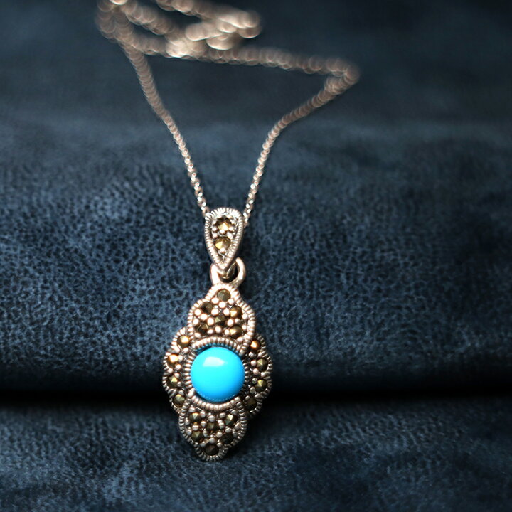 楽天市場】【10%OFFクーポン対象品】シルバーペンダント ターコイズ  