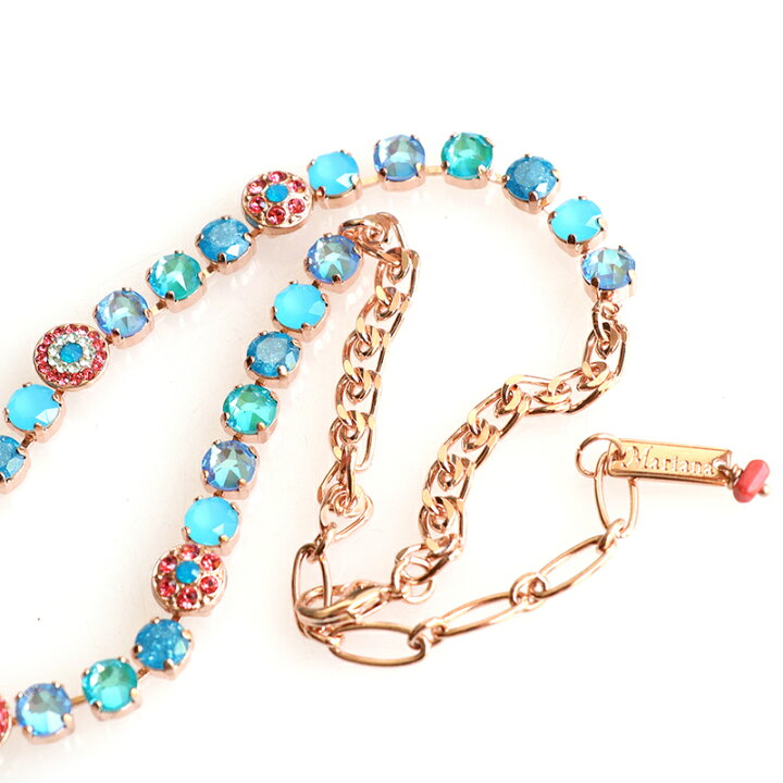 楽天市場】【10%OFFクーポン対象】マリアナ/ネックレス ブルー 