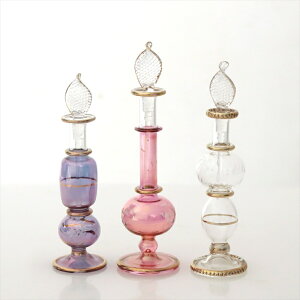 y10%OFFN[|ΏەizGWvgr@12cmTCY 3{Zbg@NIpgEgyptian Glass purfume bottle