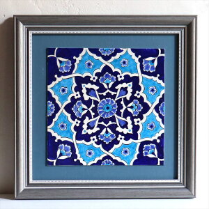 y15%OFFN[|Ώەiz菑^C gR 1z H31×W31×D1.5cm u[t[ Turkish Hand Paint Tile