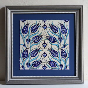 y15%OFFN[|Ώەiz菑^C gR 1z H31×W31×D1.5cm u[`[bv Turkish Hand Paint Tile