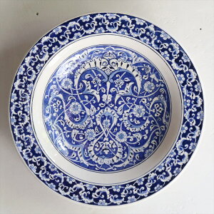y15%OFFN[|ΏەizgR 菑GM a32cm GM ׂȃAxXNl F ~[WAs[X Ibg}NVbN Turkish Hand Paint Plate