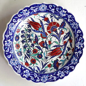 gR 菑GM a31cm GM `[bvƃJ[l[V ~[WAs[X Ibg}NVbN Turkish Hand Paint Plate
