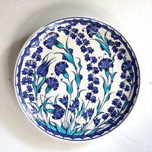 菑GM a25cm gR GM ~[WAs[X Ibg}NVbN`[bvƃJ[l[V u[O[ Turkish Hand Paint Plate