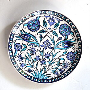 菑GM a25.5cm gR GM ~[WAs[X Ibg}NVbN`[bvƃJ[l[V u[O[ Turkish Hand Paint Plate
