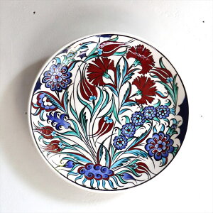 菑GM a25.5cm gR GM ~[WAs[X Ibg}NVbN`[bvƃJ[l[V Turkish Hand Paint Plate