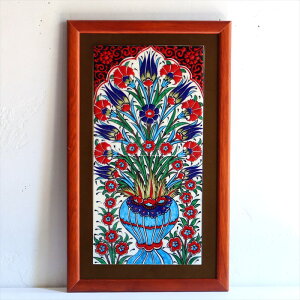 gR 菑^C 2z H49×W29.5×D1.5cm `[bvƃJ[l[V Turkish Hand Paint Tiles