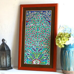 y15%OFFN[|ΏەizgR 菑^C 2z H49.5×W30×D1.5cm vc[ u[O[ Turkish Hand Paint Tiles