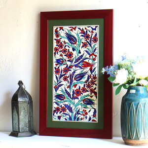 y15%OFFN[|ΏەizgR 菑^C 2z H52.5×W32×D1.5cm `[bvƃJ[l[V Turkish Hand Paint Tiles