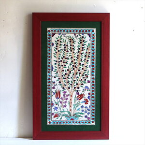 gR 菑^C 2z H51.5×W32×D1.5cm vc[ƃ`[bv Turkish Hand Paint Tiles