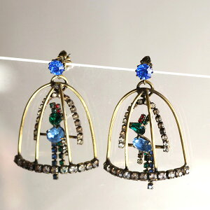 Vintage Beads Pierced EarringBe[Wr[YsAXEo[hP[Wo[hsAX  Ƃ肩 CXg[