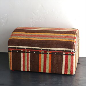 y15%OFFN[|ΏەizI[hLؐƋ H26.5×W45.5×D35.5cm MTCYEXgCv{[_[ Kilim Sandiklar