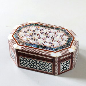 GWvgWG[{bNXp`EMother of Pearl Jewelry Box Octagon/