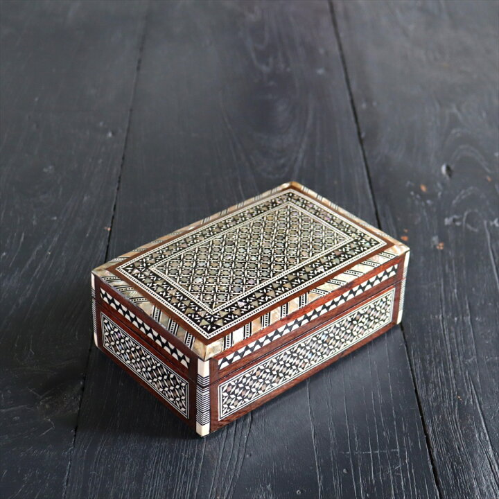 楽天市場】エジプト螺鈿のジュエリーボックス Mother of Pearl Egypt 