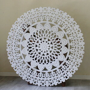 ؒؐplEha105cmEAxXNfUC[tEO[/wood carving arabesque design gray