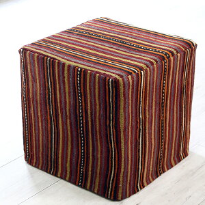 �I�[���h�L�����v�t�@�L�����X�c�[�� �X�N�G�A Old Kilim Pouf Square �J���t���{�[�_�[�@�t���A�N�b�V���� �I�b�g�}���v�t�y���ȕʔ���z