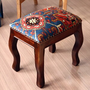 �y15%OFF�N�[�|���Ώہz�g���C�o�����O�ؐ��Ƌ� H41×W38×D28cm �X�c�[�� �I�b�g�}�� ���N�^���O�� tribal rug stool ottman rectangle