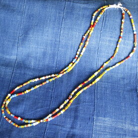 クリスマスビーズ小一連/ガーナ　African trade glass beads, GAHANA