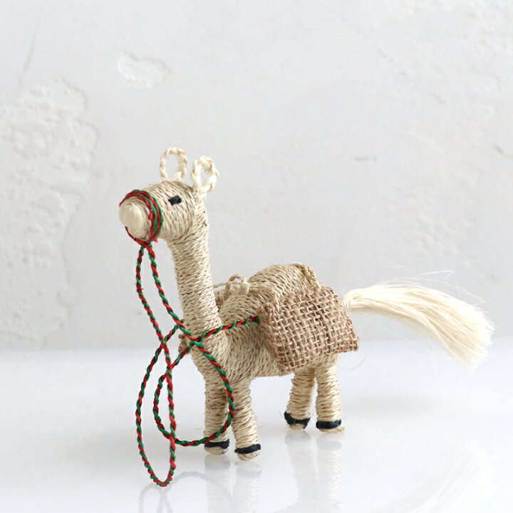 楽天市場 ジュートのちびっこラクダ Sサイズヘイベをのせたキャラバンのラクダ ガラタバザール キリム 雑貨
