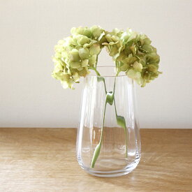 フラワーベース ガラス シンプル クリア 花瓶 一輪挿し 直径8.5×高さ17cm Flower Vase Galass