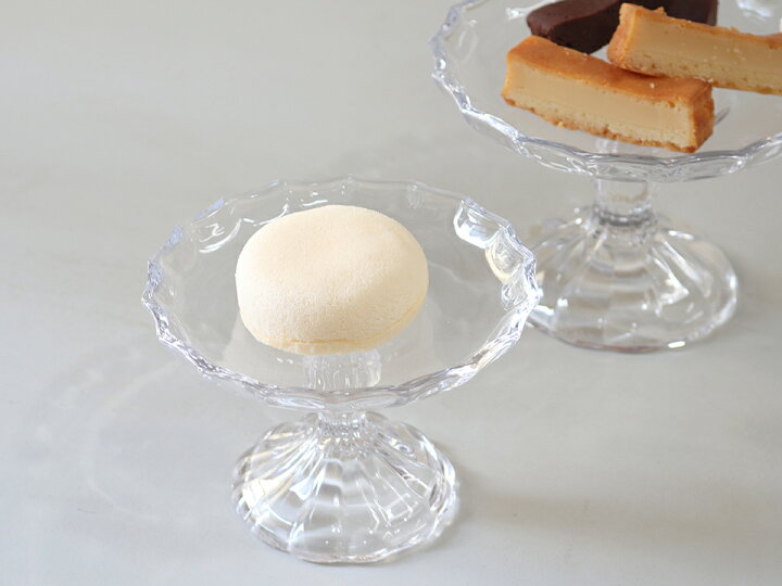 楽天市場 ガラスケーキスタンド フルーツコンポート 直径13 5cm アフタヌーンティー ガラタバザール キリム 雑貨