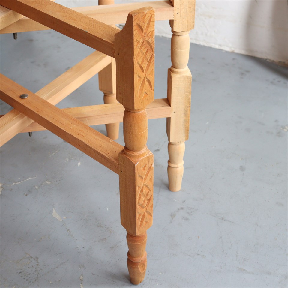 楽天市場モロッコテーブル 木製折り畳み式脚台と丸盆のテーブル