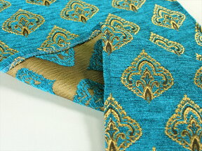 テーブルランナー・ベッドスロー216×32cmヤプラック・ピーコックブルーTablerunner,Bedthrough,Turkishtextile,トルコ製ファブリック