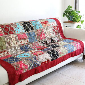 �y15%OFF�N�[�|���Ώہz�\�t�@�J�o�[ �}���`�J�o�[ 150cm�����` �p�b�`���[�N �V���j�[���f�� �C���e���A�t�@�u���b�N �g���R��