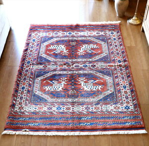 gR̎D̂イEE[100%̐VJ[ybgEO/AigAEAeB[NEv_NV171×130cmhSƃtFjbNX̐킢/Turkish Handweaven Carpet