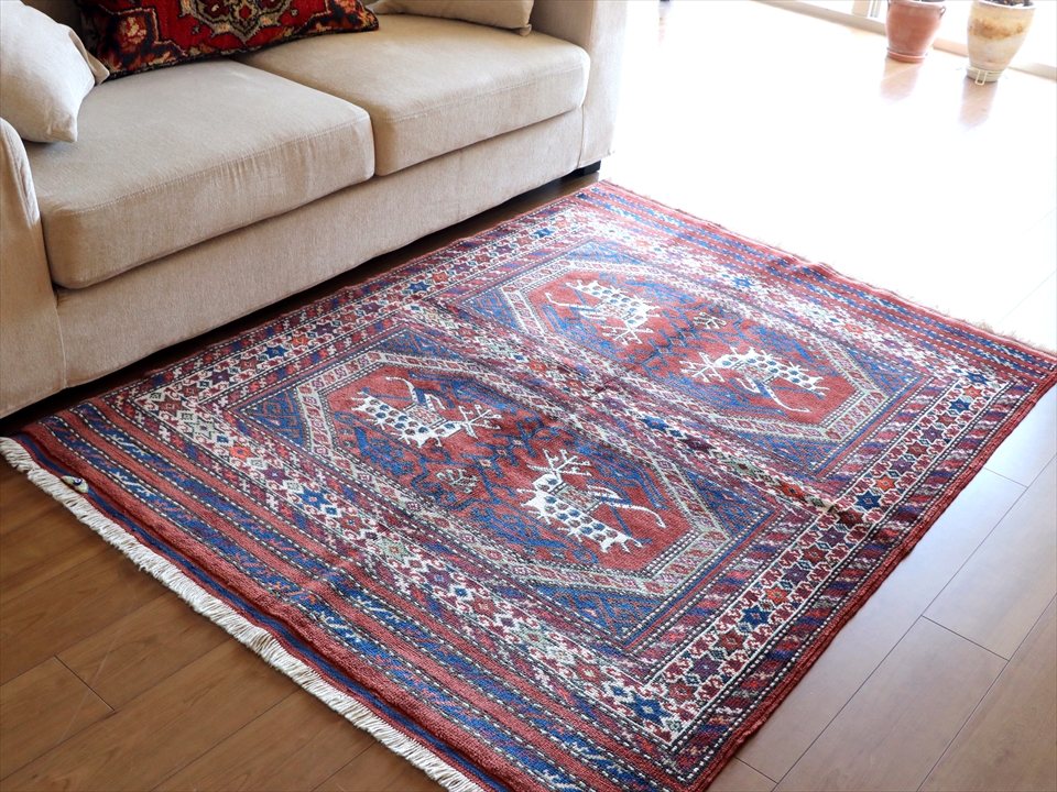 楽天市場】トルコの手織りのじゅうたん・ウール100%の新しいカーペット