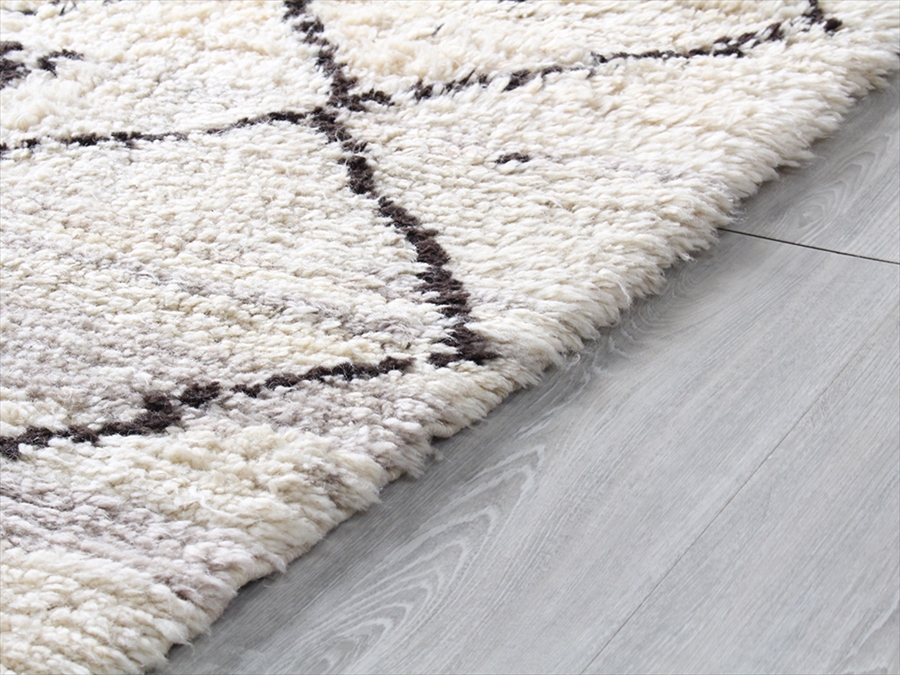 トライバルラグ・部族絨毯/Tulu　トゥル　トルコ・手織りカーペット289×184cmパイルの長いモロッコラグ風のラグ |  ガラタバザール（キリム＆雑貨）