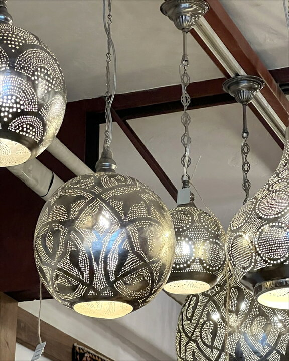 楽天市場】モロッコランプ/Moroccan Metal shade Lamps メタルシェード 