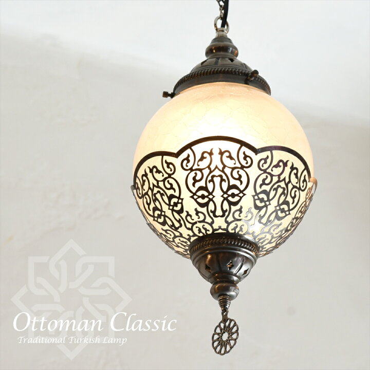 楽天市場】トルコランプ・オットマンクラシック ガラスシェードランプ  