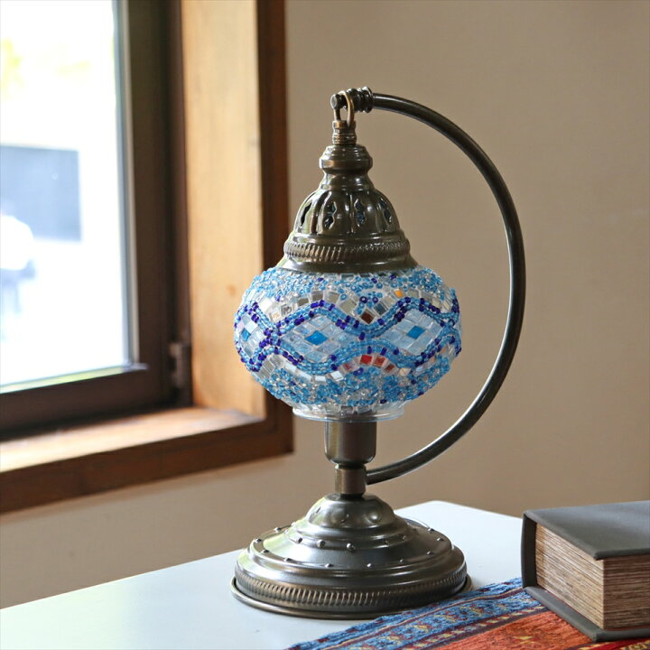 トルコのモザイク テーブルランプ (8) 心的 
