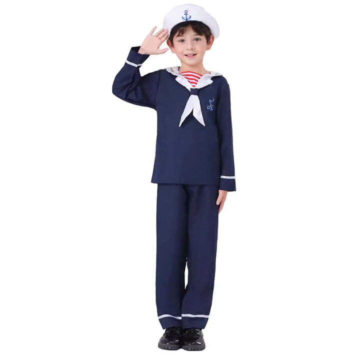 楽天市場】ハロウィン キッズ 子供 衣装 水夫 水兵 海兵 コスプレ 子供 