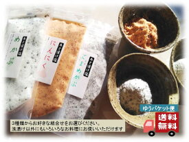 【ポイント消化 送料無料】【塩 5袋セット】4種類から選べる浅漬け塩 送料無料 新発売　5袋1980円メール便送料無料 金沢 塩送料無料 にんにく塩 ペペロンチーノめかぶ 岩塩 アンデス紅塩
