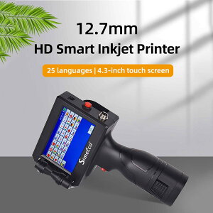 �C���N�W�F�b�g �v�����^�[�A�n���h�w���h �v�����^�[ �|�[�^�u�� 4.3 �C���` �^�b�` �X�N���[���t���������C���N�W�F�b�g �R�[�f�B���O �}�V���A�L�������A�o�[�R�[�h�AQR �R�[�h�A���S�A
