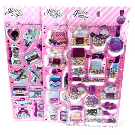 当日発送！【超可愛い・最新デザイン】ドロップシール キラキラ 3D 立体シール ぷっくりシール ぷくぷくシール 3D 立体 平成レトロ ドロップ ぷっくり つやつや キラキラ かわいい 女の子 平成女子 シール帳 ドロップ シール交換 ボンボン