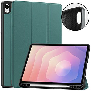 Galaxy Tab S12 �P�[�X �ϏՌ� �J�o�[ PU���U�[�� �����₷�� ����h�~ �֗� S Pen���[ �X�^���h�@�\ �I�[�g�X���[�v�@�\ �������� �l�C �������� ������� �^�u���b�g�P�[�X �J�b�R���� �M�����N